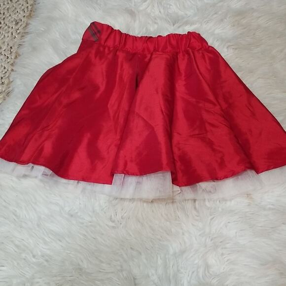 Disney Minnie Mouse Red Holiday A-line Skirt - Picture 5 of 5